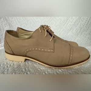 Cole Haan Women's Gramercy lace-up Oxford in Tan SZ 9